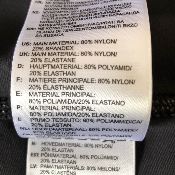 Reebok workout cycling athletic spandex shorts - Picture 4 of 4